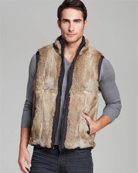 michael kors fur vest mens|Michael Kors black puffer vest.